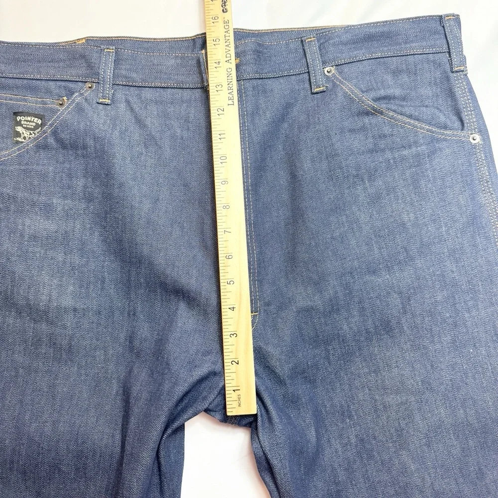 Pointer Brand L.C. King Jeans Mens 40x30 Cone Mills White Oak Denim USA Workwear